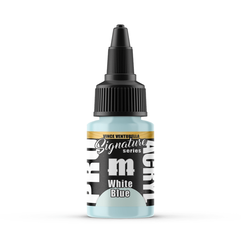Pro Acryl Signature Series Vince Venturella - White Blue 22ml dropper bottle