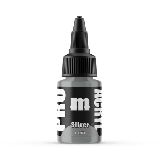 Monument Pro Acryl Silver 22ml dropper bottle