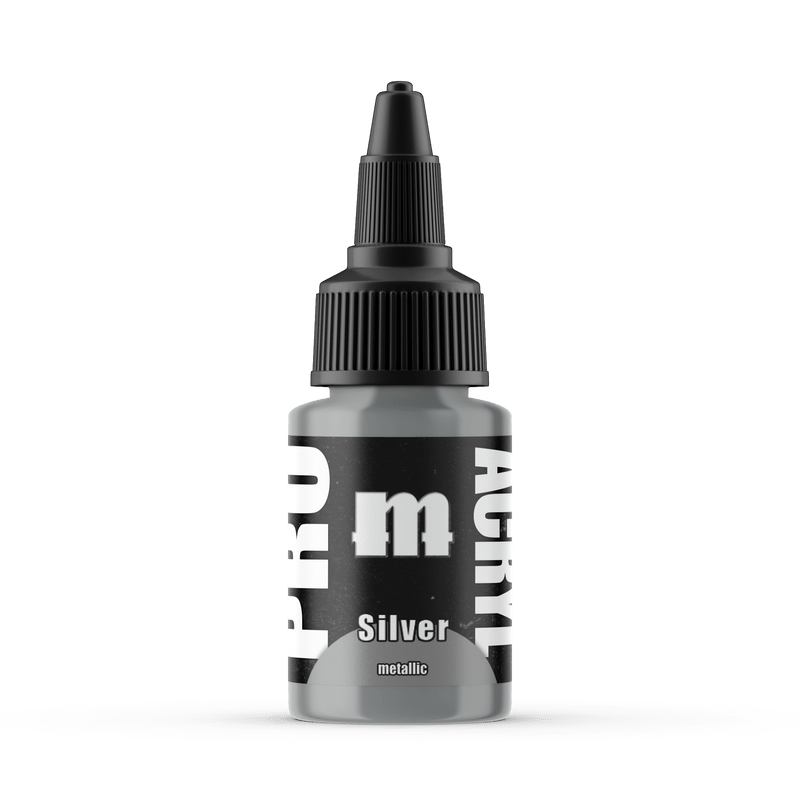 Monument Pro Acryl Silver 22ml dropper bottle