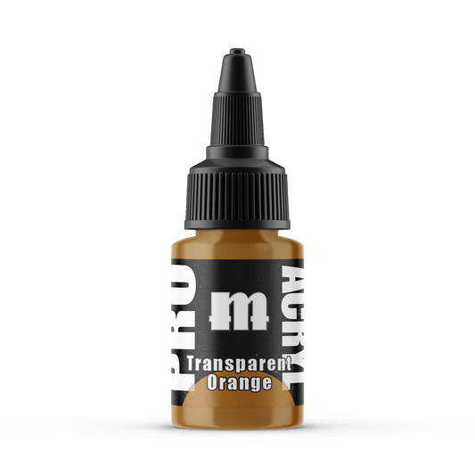 Monument Pro Acryl Transparent Orange 22ml dropper bottle