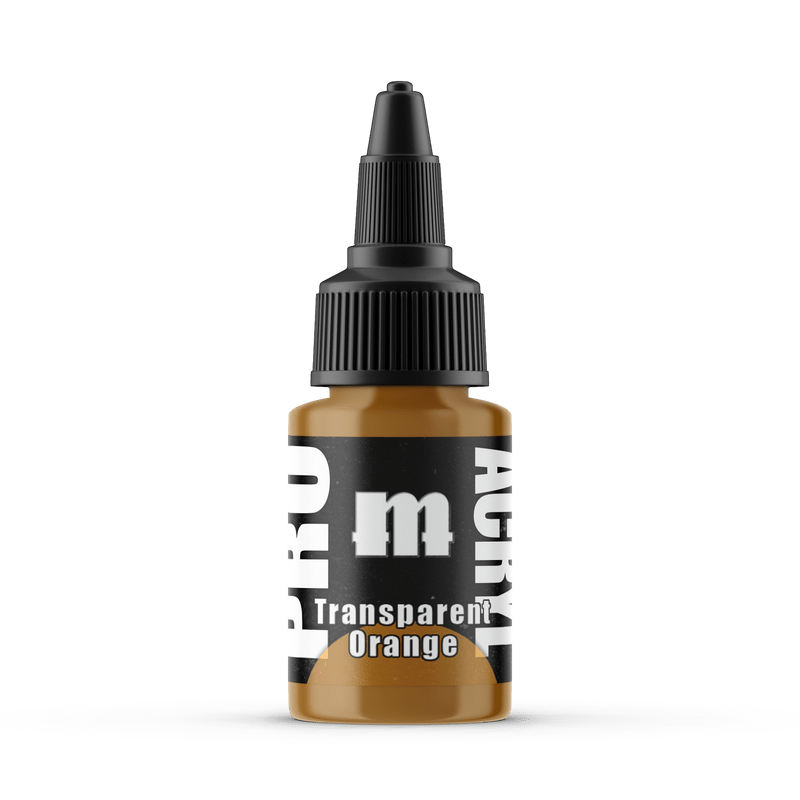 Monument Pro Acryl Transparent Orange 22ml dropper bottle