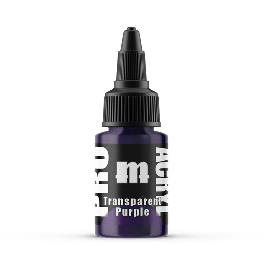 Monument Pro Acryl Transparent Purple 22ml dropper bottle