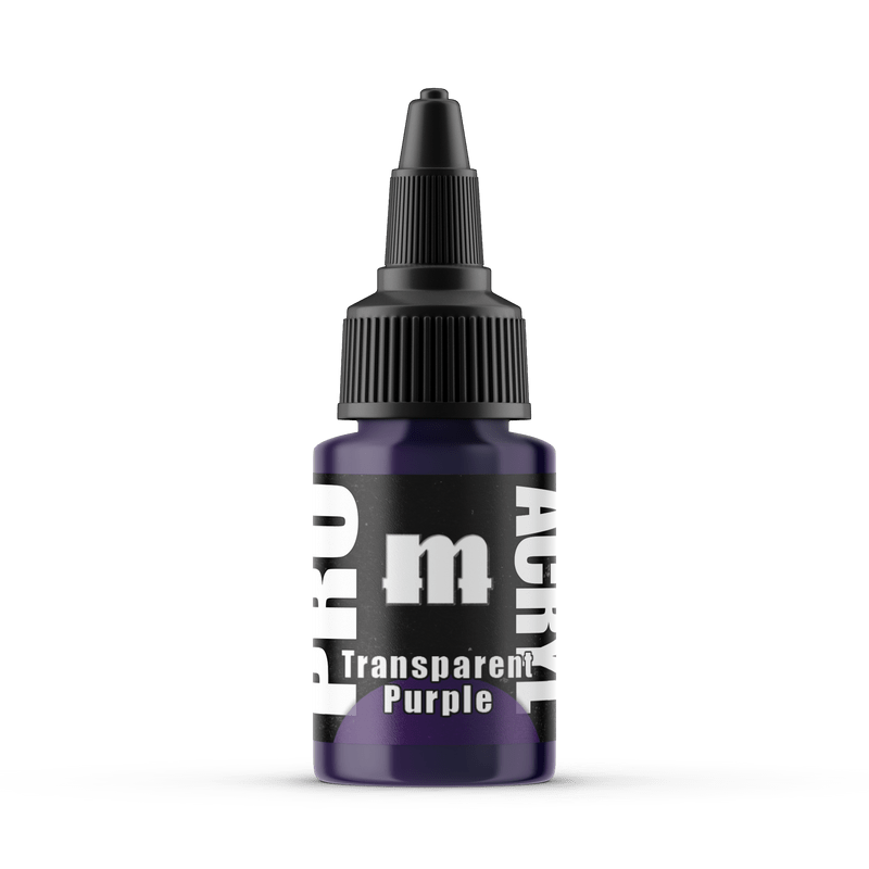 Monument Pro Acryl Transparent Purple 22ml dropper bottle