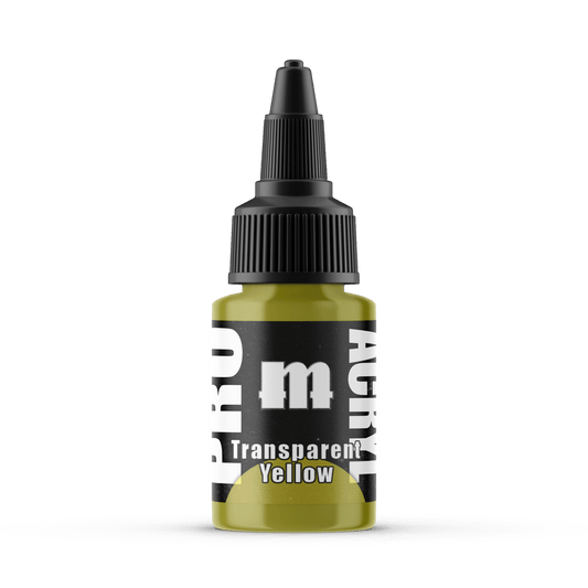 Monument Pro Acryl Transparent Yellow 22ml dropper bottle