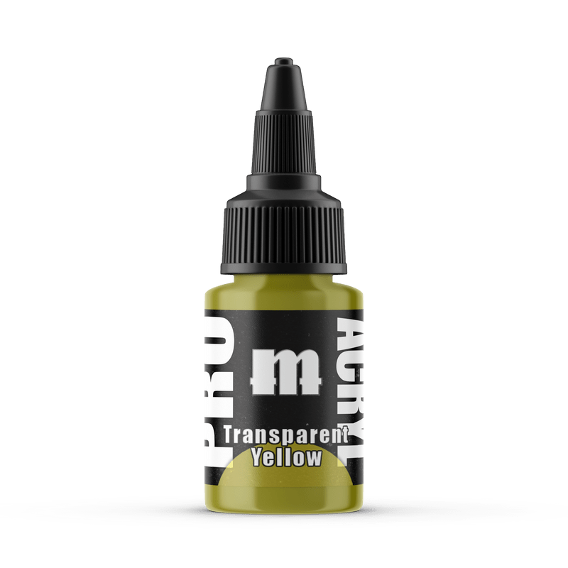 Monument Pro Acryl Transparent Yellow 22ml dropper bottle