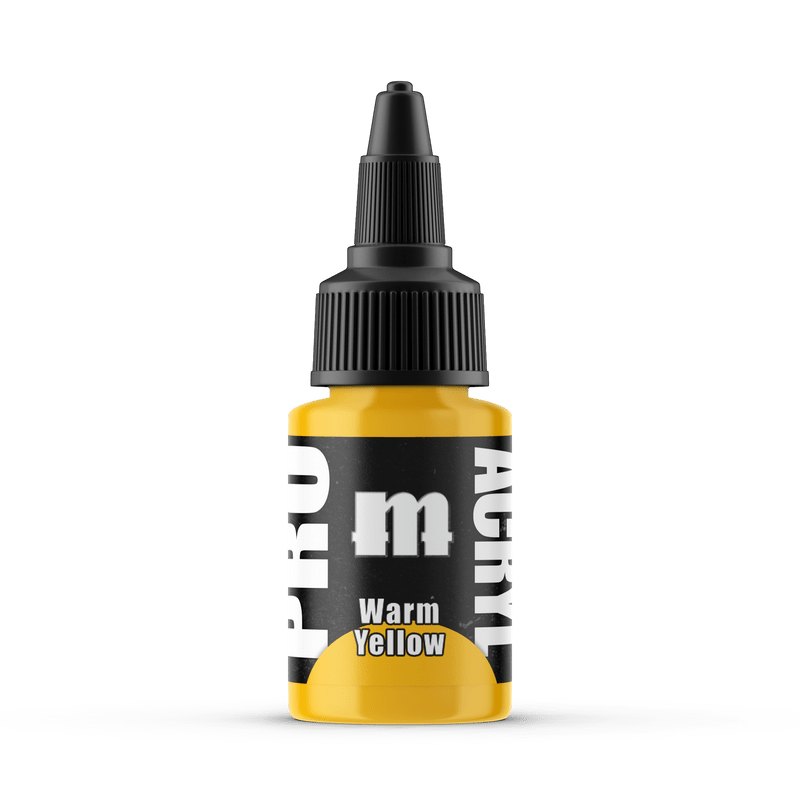 Monument Pro Acryl Warm Yellow 22ml dropper bottle