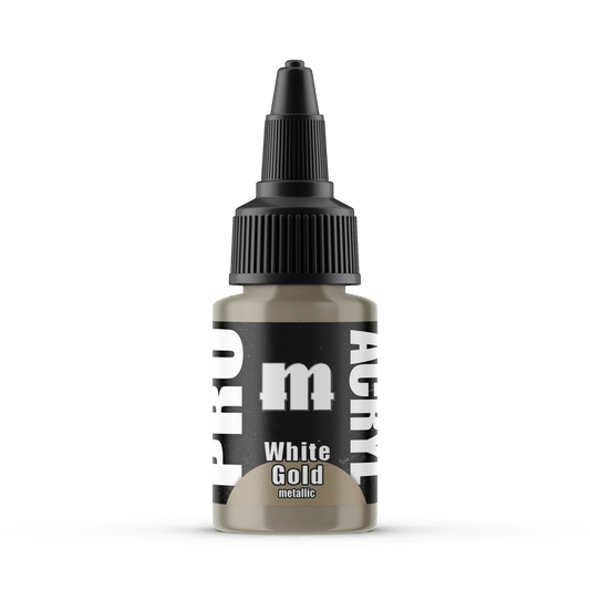 Monument Pro Acryl White Gold 22ml dropper bottle