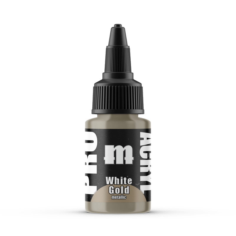Monument Pro Acryl White Gold 22ml dropper bottle