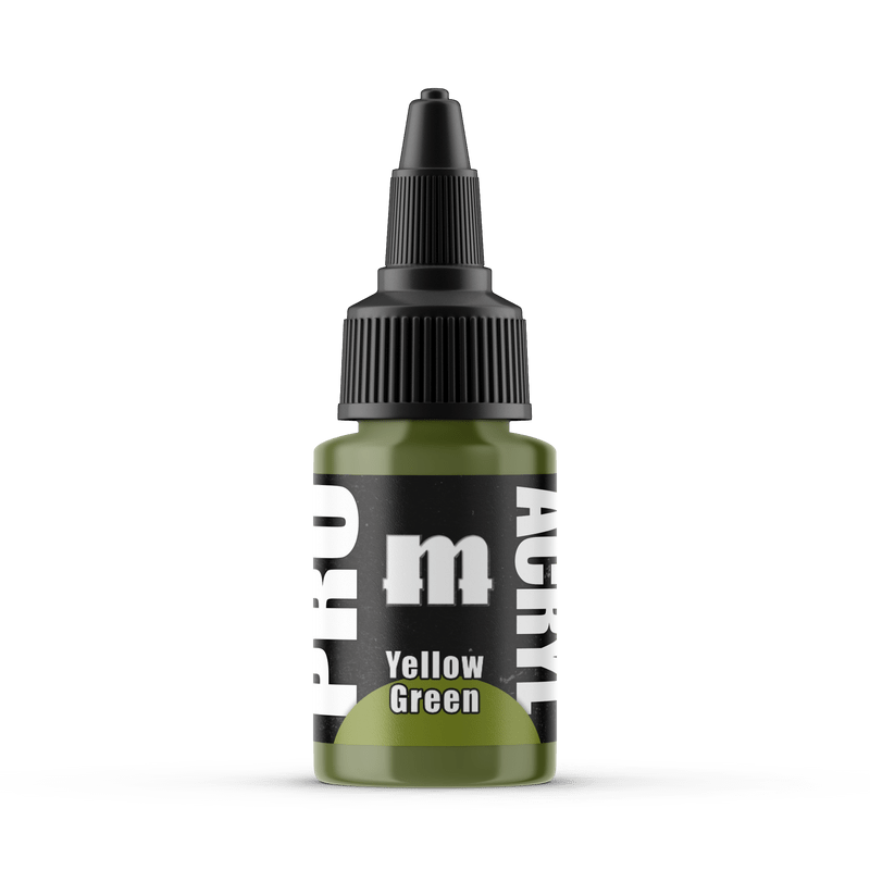 Monument Pro Acryl Yellow Green 22ml dropper bottle