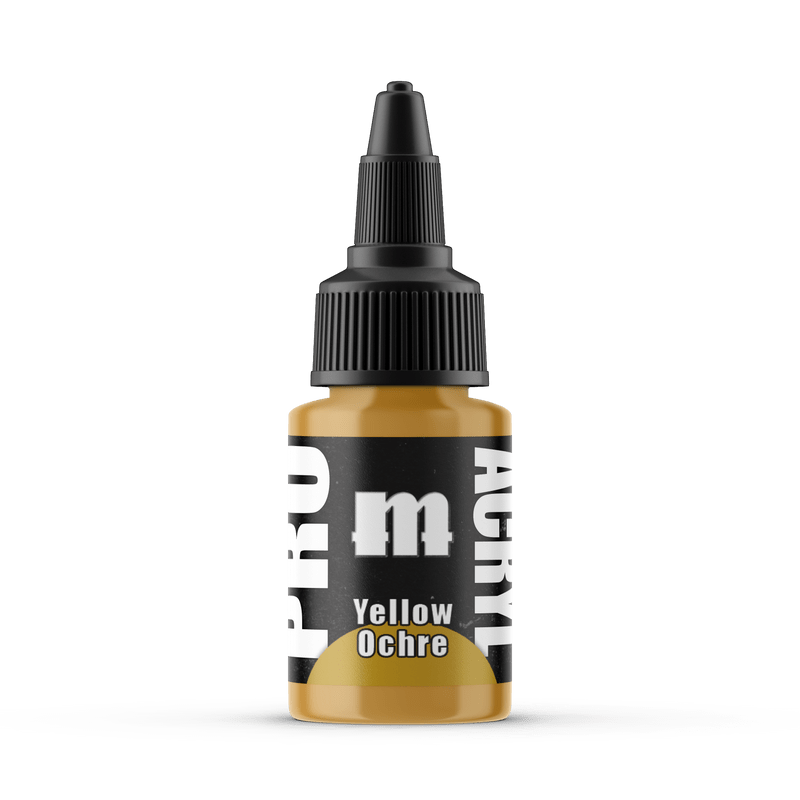 Monument Pro Acryl Yellow Ochre 22ml dropper bottle