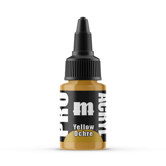 Monument Pro Acryl Yellow Ochre 22ml dropper bottle