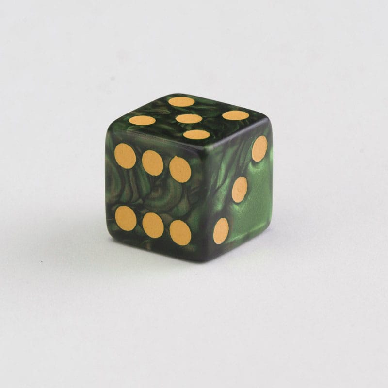 Q Workshop Dice Set Full Pack D6 Green (20) - Loaded Dice
