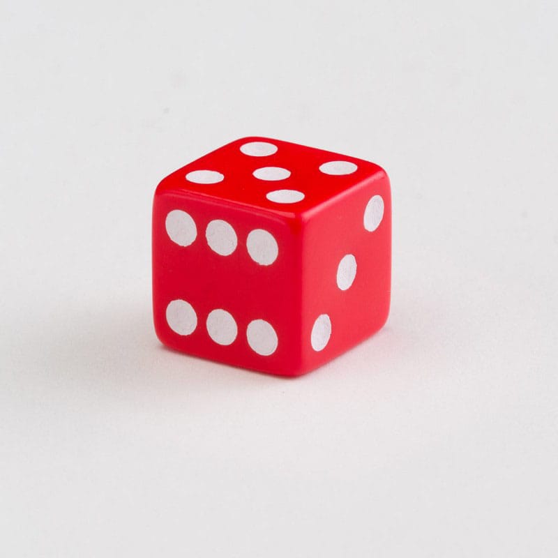 Q Workshop Dice Set Full Pack D6 Red (20) - Loaded Dice