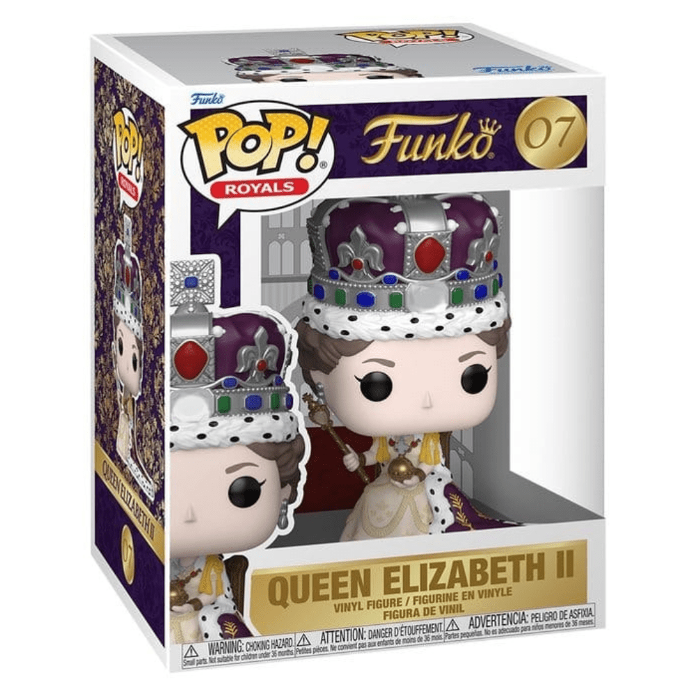 Queen Elizabeth II Funko POP! 100th (Coronation) 9cm (07) - Loaded Dice