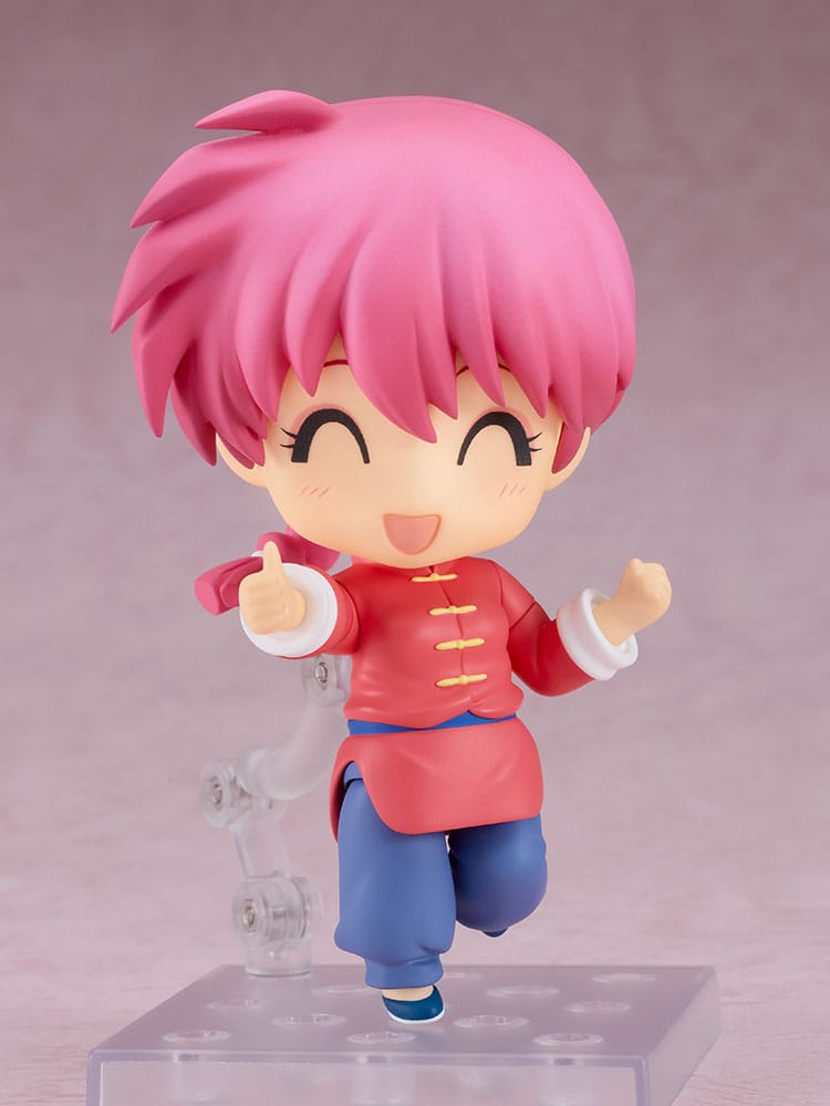 Ranma Female Ver. Nendoroid giving a thumbs up with cheerful eyes-closed face