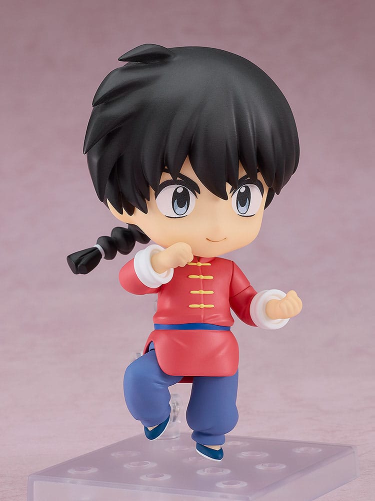 Ranma Saotome Nendoroid in a martial arts fighting stance