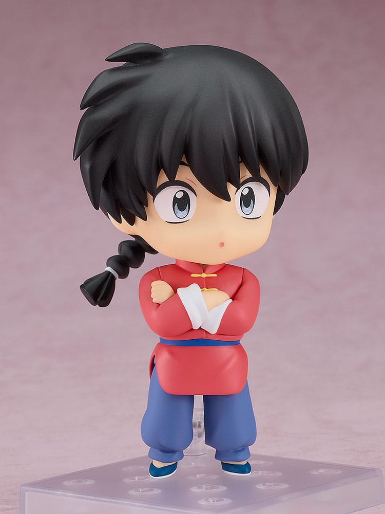 Ranma Saotome Nendoroid with arms crossed and a bewildered expression