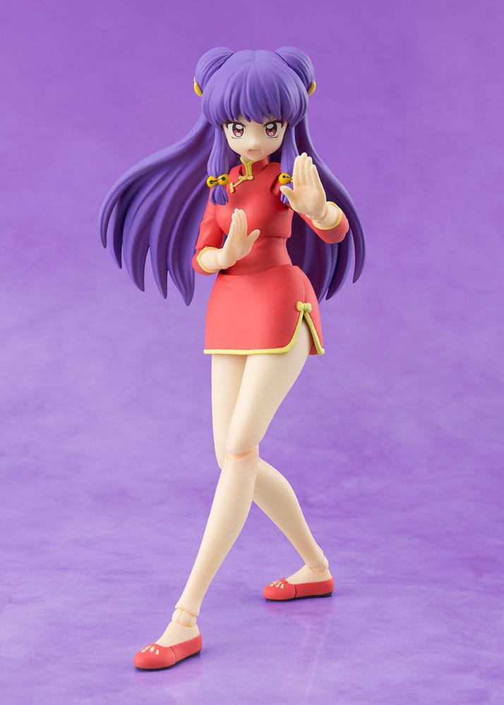 Ranma 1/2 S.H.Figuarts Shampoo figure in a martial arts pose with one palm raised