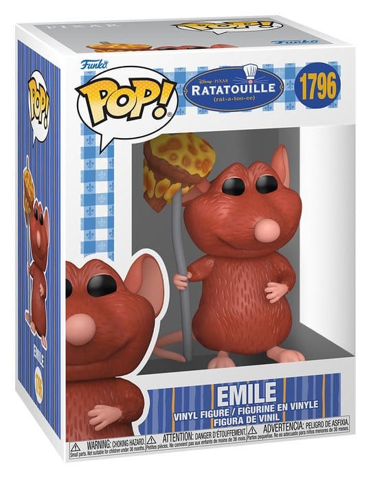 Disney Pixar Ratatouille Funko Pop! Emile 1796 vinyl figure in its window box