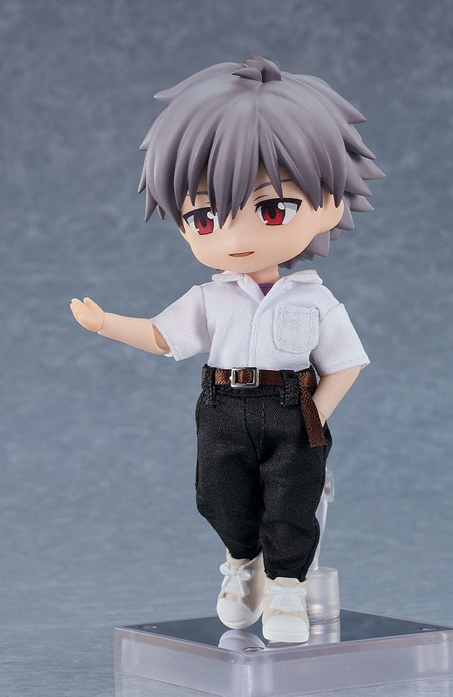 Kaworu Nagisa Nendoroid Doll gesturing with an outstretched hand, front view