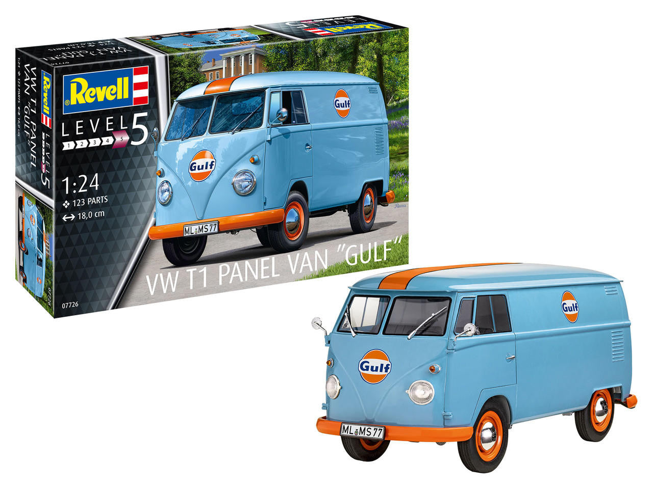 Revell VW T1 Panel Van (Gulf Decoration) 1:24 - Loaded Dice