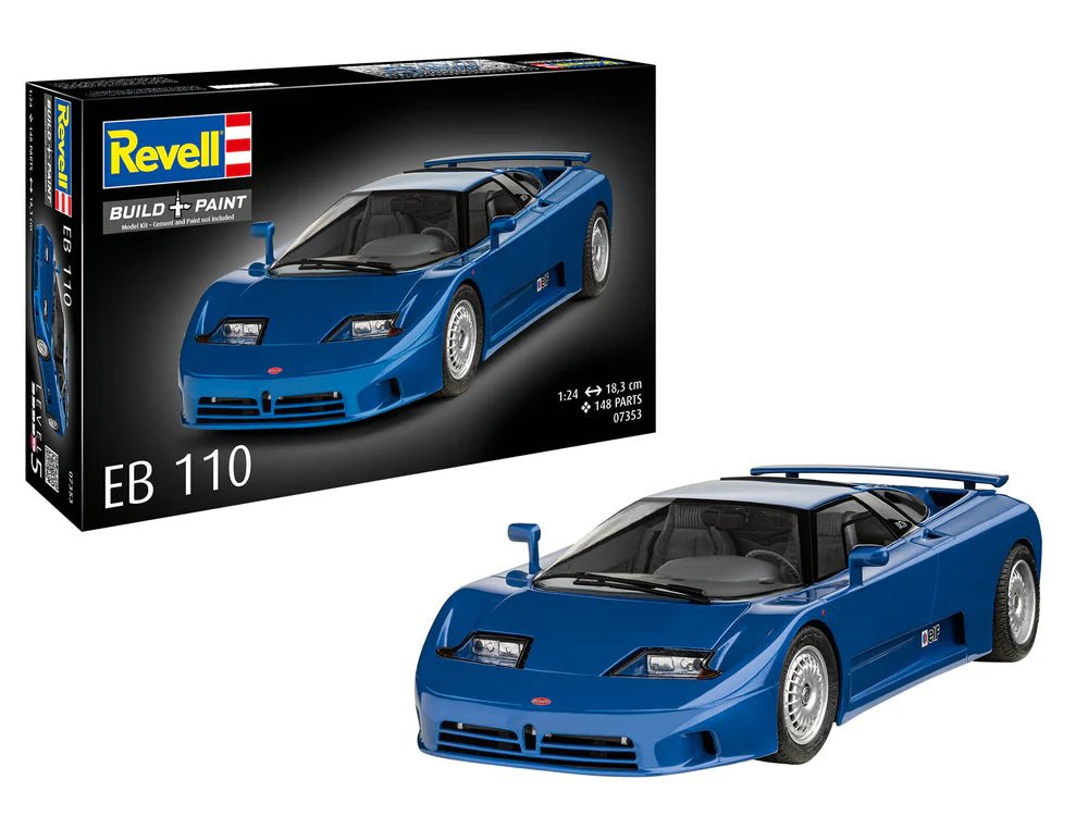 Revell Bugatti EB110 Model kit 1:24 - Loaded Dice