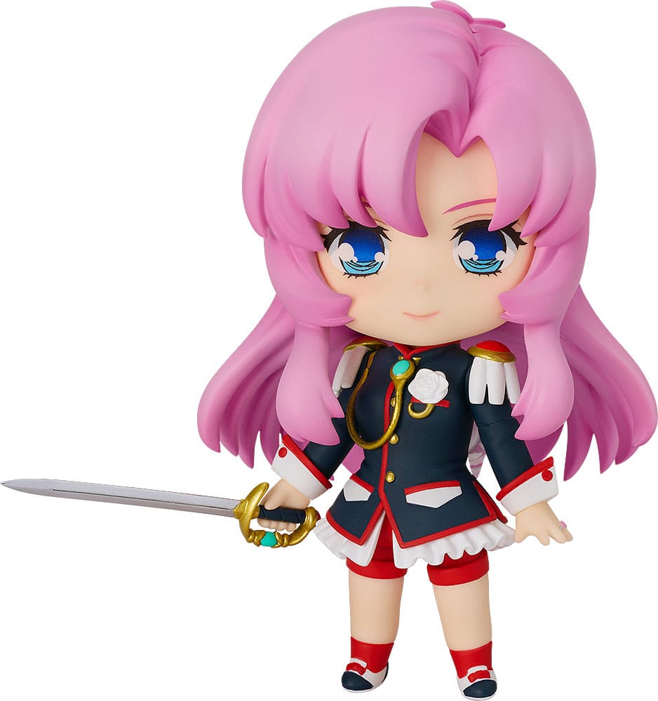 Good Smile Company Revolutionary Girl Utena Tenjo Nendoroid holding the Sword of Dios, on white