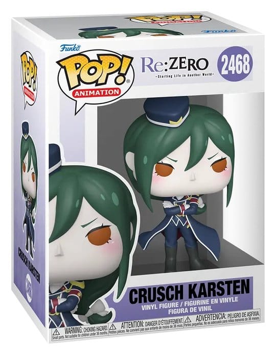 Crusch Karsten Funko Pop! vinyl figure number 2468 in Re:Zero window box packaging