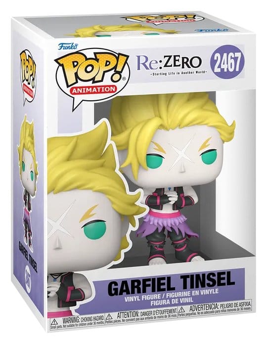 Funko Re:Zero POP! Animation Garfiel Tinsel vinyl figure in window box, number 2467