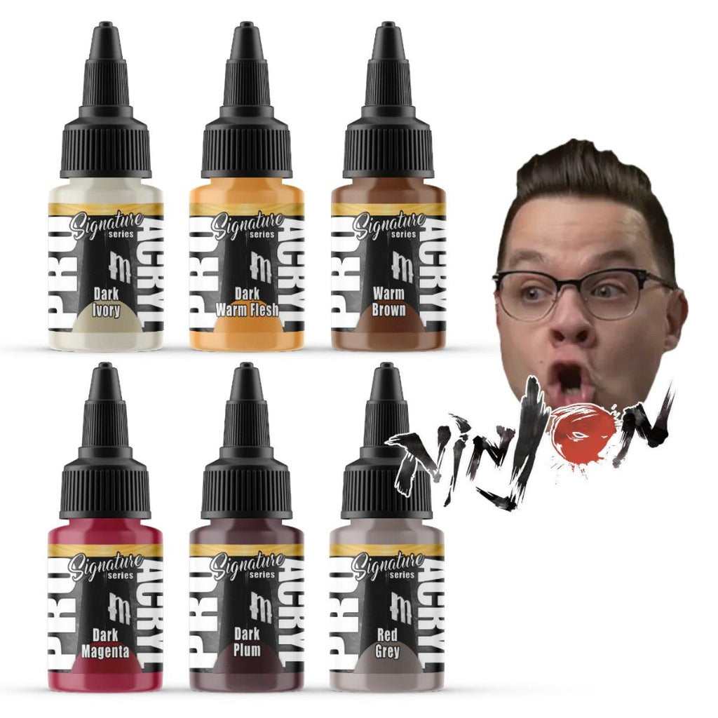 Pro Acryl Signature - Jon Ninas (Ninjon) Signature Set - 6 Colors - Loaded Dice