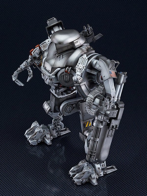 Moderoid RoboCop 2 (Cain) side view hunched with claw arms, RoboCop 2 kit