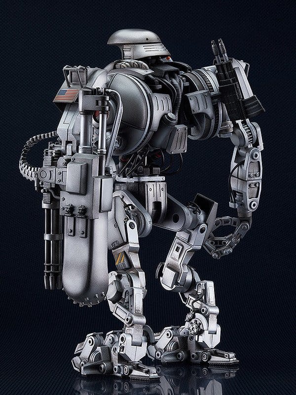 Moderoid RoboCop 2 Cain kit, rear view showing back pack and arm cables
