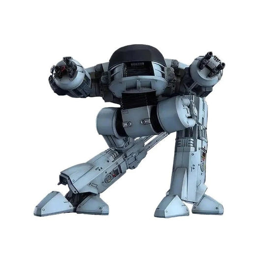 MODEROID ED-209 plastic model kit from RoboCop, built