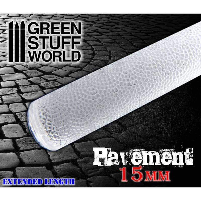 Green Stuff World Rolling Pin Pavement 15mm - Loaded Dice Barry Vale of Glamorgan CF64 3HD
