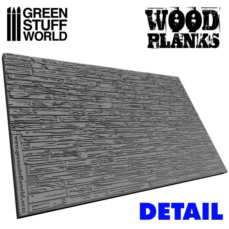 Green Stuff World Rolling Pin Wood Planks - Loaded Dice