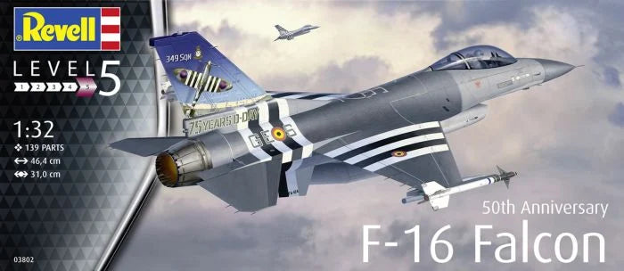 Revell F-16 Falcon 50th Anniversary 1:32 03802 - Loaded Dice