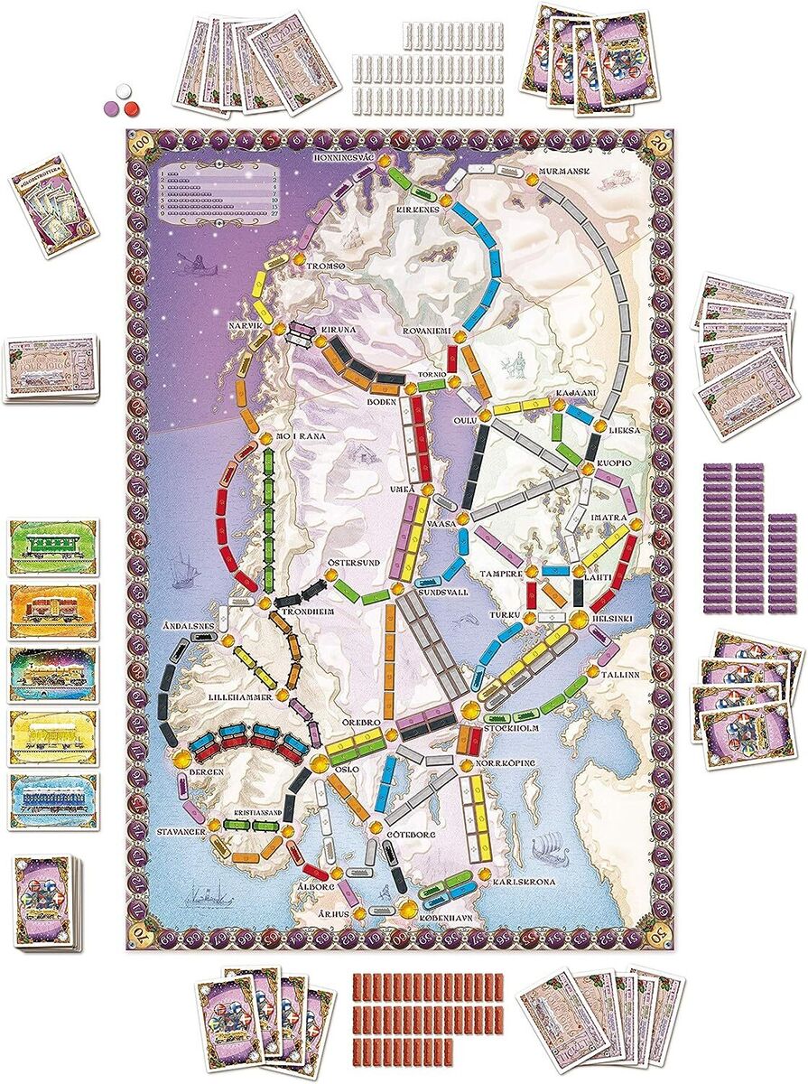 Ticket to Ride NORDIC - Loaded Dice Barry Vale of Glamorgan CF64 3HD