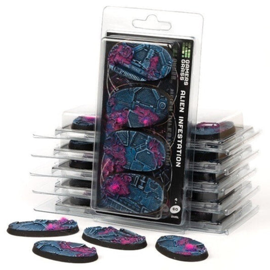 Gamers Grass Alien Infestation Oval 60mm (x4) - Loaded Dice