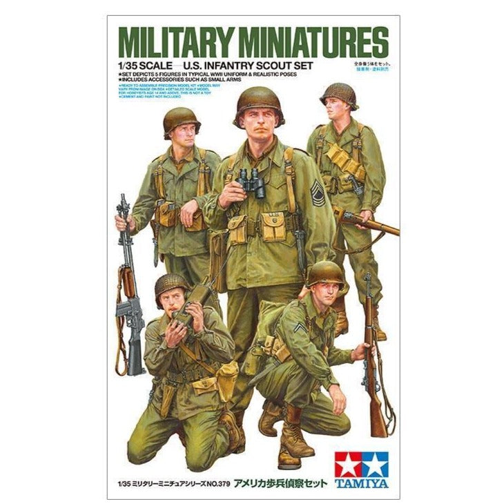 Tamiya 35379 1:35 US Infantry Scout Set - Loaded Dice Barry Vale of Glamorgan CF64 3HD