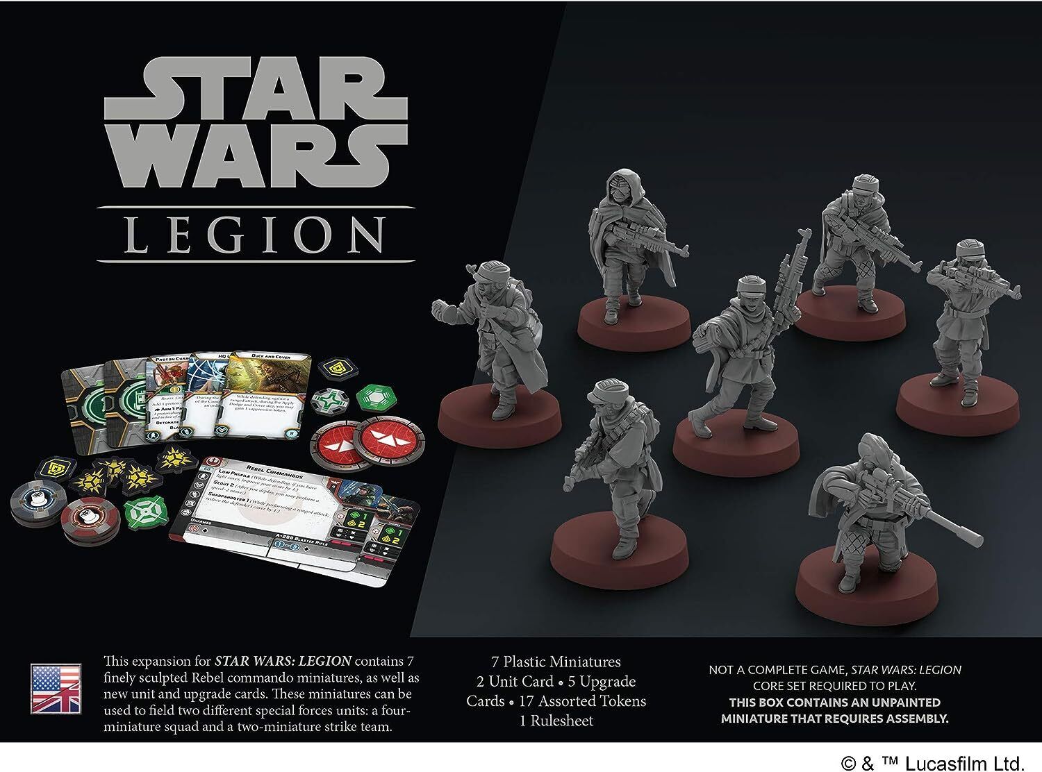Star Wars Legion: Rebel Commandos Unit Expansion - Loaded Dice