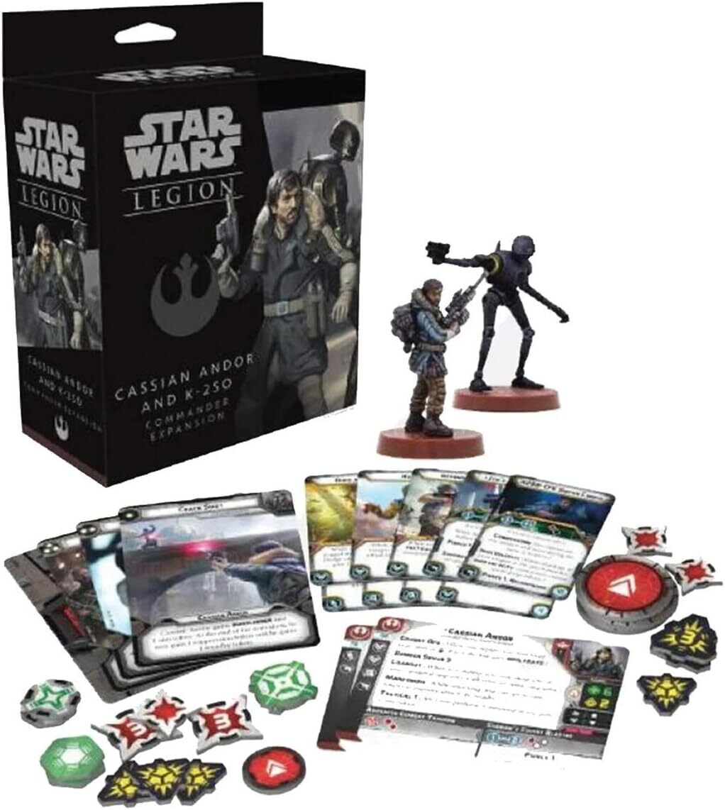 Star Wars Legion: Cassian Andor and K-2SO Commander Expansion - Loaded Dice