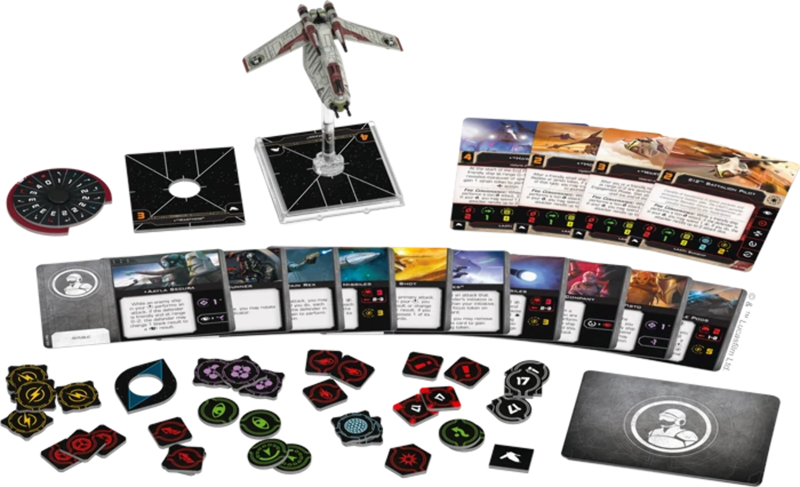 Star Wars X-Wing: LAAT/i Gunship Expansion Pack - Loaded Dice Barry Vale of Glamorgan CF64 3HD