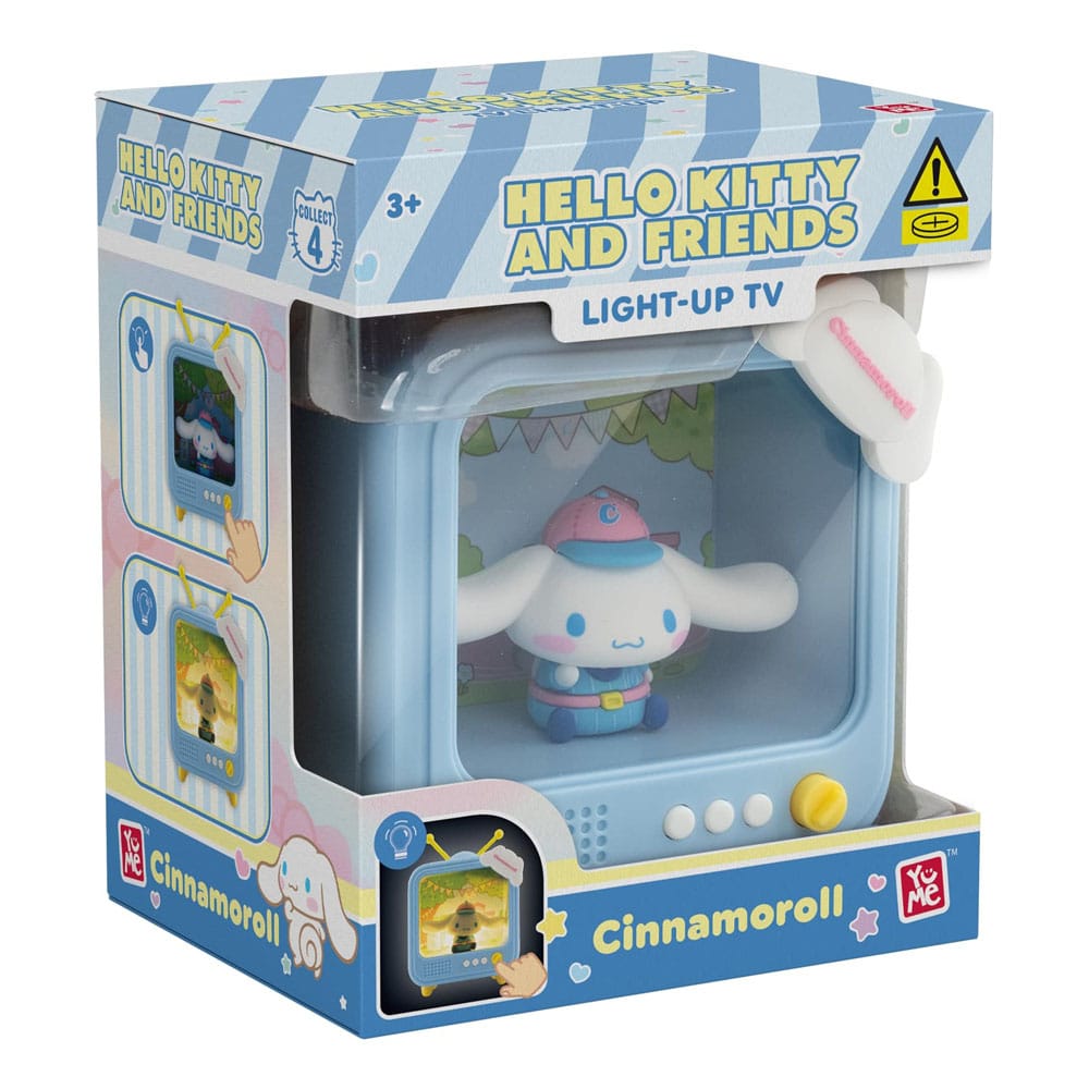 Sanrio Bedside Light TV Hello Kitty and Friends - Cinnamoroll - Loaded Dice