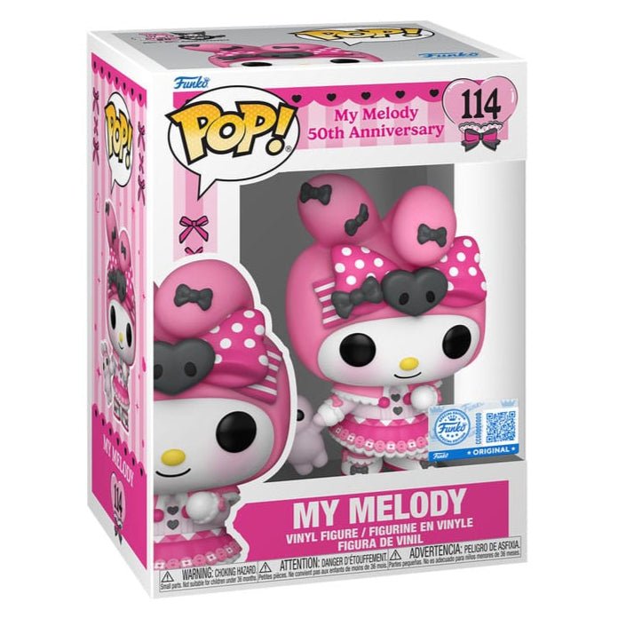 Funko POP! Sanrio My Melody 50th Anniversary vinyl figure 114 in window box