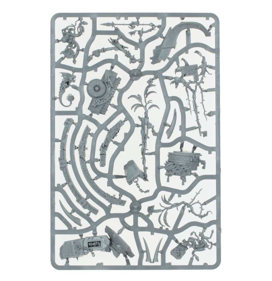 Seraphon: Lord Kroak sprue contents - Loaded Dice