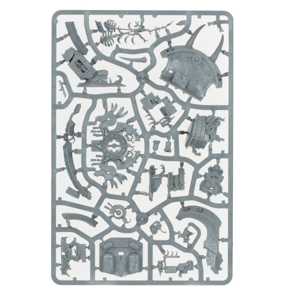 Seraphon: Lord Kroak sprue contents - Loaded Dice