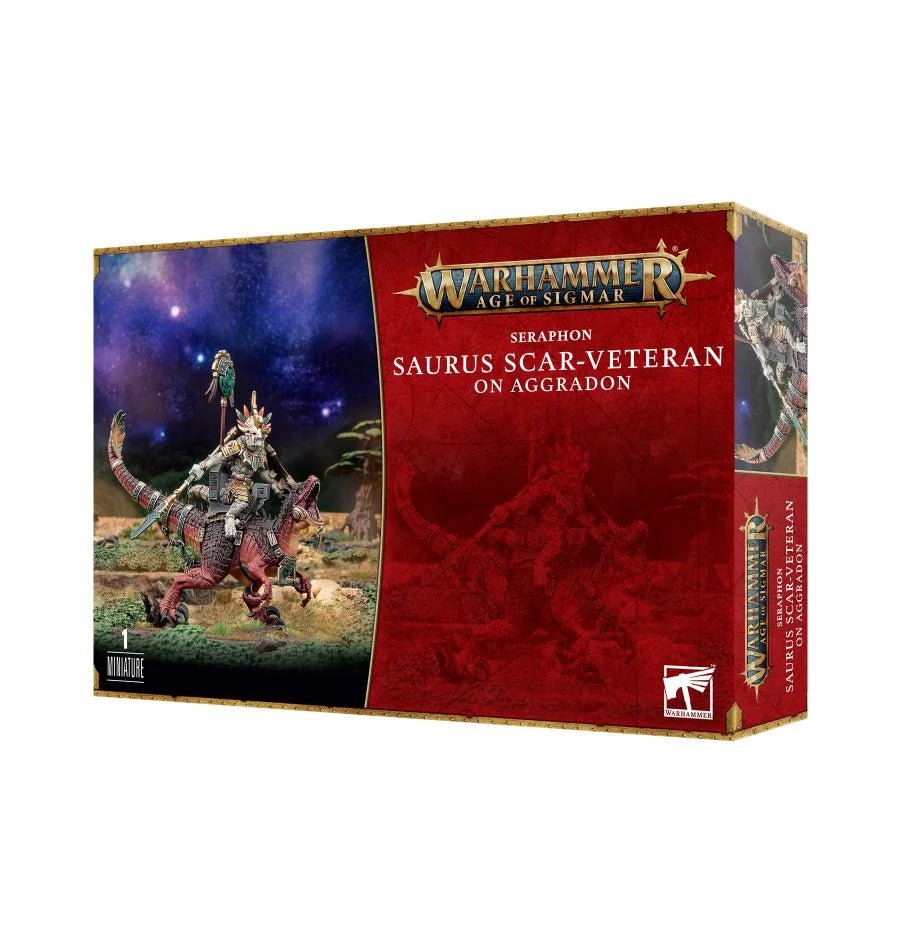 Seraphon: Saurus Scar-Veteran on Aggradon - Loaded Dice
