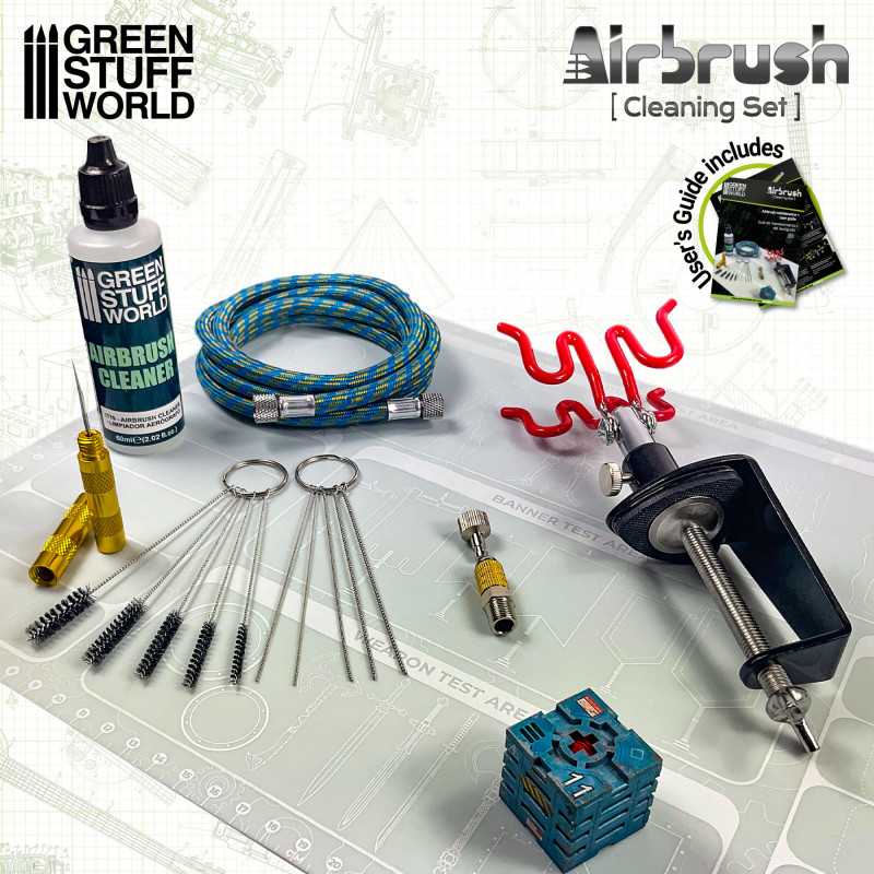 Green Stuff World - Set Tools - Airbrush Cleaning Set - Loaded Dice