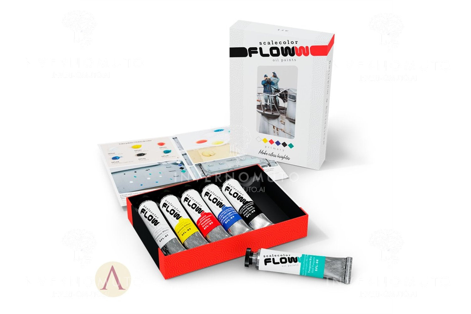 Scale75 - Scalecolour Flow Oil Paints - Primary - Loaded Dice Barry Vale of Glamorgan CF64 3HD
