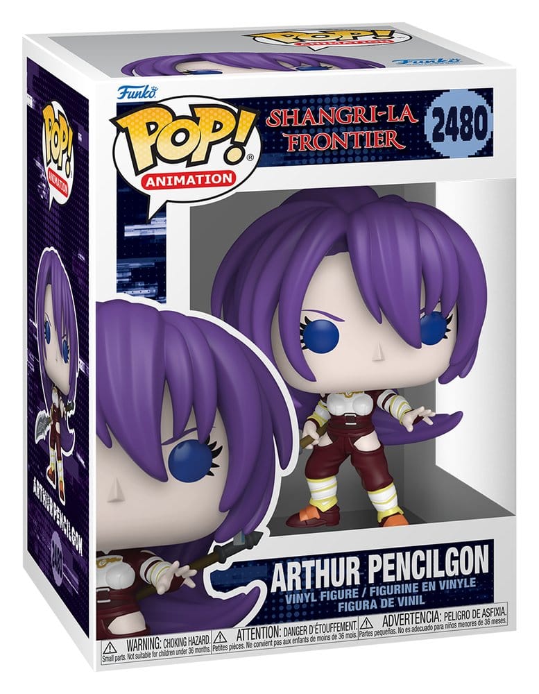 Arthur Pencilgon Funko Pop! vinyl figure number 2480 in Shangri-La Frontier window box packaging
